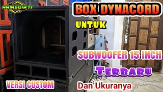 Box Dynacord 15 inch Untuk Subwoofer