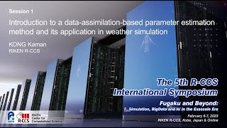 "Introduction to a data-assimilation-based parameter estimation method and its application …"