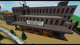 Building A Maniac Asylum | Theme Park Tycoon 2 | TPT2 | Roblox | Car Ride | Halloween | Haunted