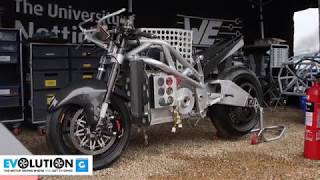 EVOLUTION Brands Hatch 2018 - Nottingham University electric TT motorbike