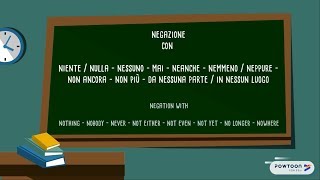 Negazione con "niente", "nessuno", "mai" ...