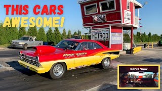 Testing a bad ass Ford Fairlane at Great Lakes Dragaway