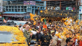 PM Modi's Massive Roadshow in Katra, J&K ; Watch Visuals