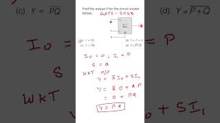 GATE 2025 | GATE 2023 Solution | MUX Problem | #shorts #gate #gateexam