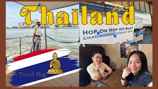 TravelVlog:Thailand Memories: eating at the streets and trying Chao Praya River Boat(hop on hop off)