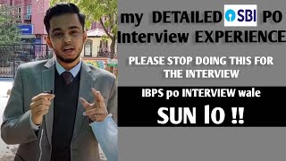 MY DETAILED SBI PO Interview Experience | TIPS FOR IBPS PO Interview Candidates