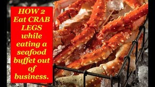 How To Eat Crab Legs Like a Boss... !