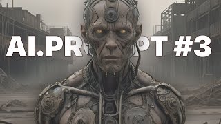 💡 BEST AI Prompts #3 - Apocalyptic landscape and human robots #Lookbook