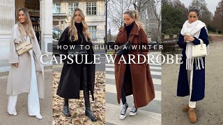 HOW TO BUILD A WINTER CAPSULE  WARDROBE | Kate Hutchins