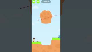 Slice to save Level 77 #shorts #gaming #funnygame