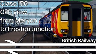 Class 156 Cab View from Meryon to Freston Junction | British Railway