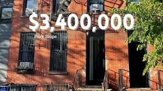 Inside a $3.4M Park Slope, NYC Townhouse | 14 Rooms, 9 Beds, 4 Baths, Private Outdoor Space & Garden