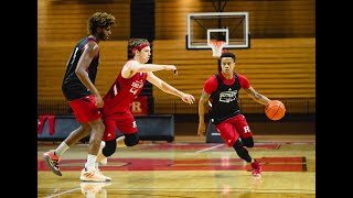 Rutgers senior guard Jacob Young talks journey from Texas, parents coming to game, and more