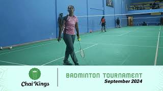 Women's Singles Match 18 | Chai Kings 3rd Badminton Tournament  #chennai