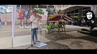 Desde la Plaza Ché Guevara en el INCES 57 aniversario del salto a la inmortalidad del Ché.