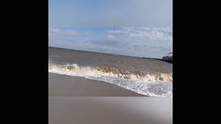 Clacton on sea beach. Original natural sound. Beauty of Essex. 04/06/22