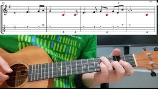 The Force Theme (John Williams) - Easy Beginner Ukulele Tab With Playthrough Tutorial Lesson