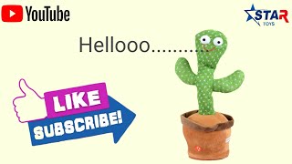 Dancing Cactus, Talking Cactus, Toy repet what u say, Wriggle Dancing #unboxing #viral #toys #music