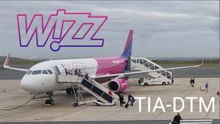 Tirana-Dortmund | TIA-DTM | A320 Wizz Air flight (Raw footage)