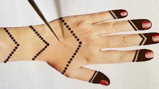 Very Easy Full Hand Mehndi| Mehandi Ka Design| Simple Full Mehndi Design| Back hand Mehndi Design