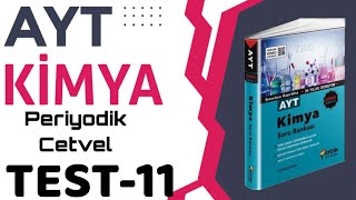 Periyodik Cetvel TEST 11 (Eski Basım)