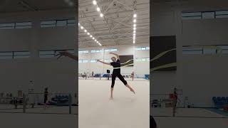 Dance steps for ribbon Rhythmic Gymnastics