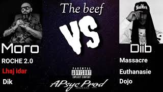 Moro Vs Diib  THE BEEF البيف كامل بين الديب ومورو