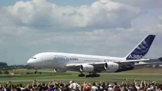 Décollage A380 Bourget 2011