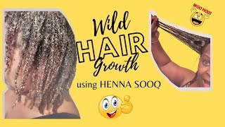 Henna Sooq Hair Mask on Fine Natural Hair (Alopecia/CCCA)