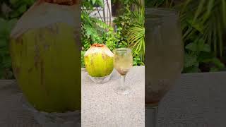 tender coconut mocktail | coconut drink recipe | healthy refreshing drink without sugar | diet drink