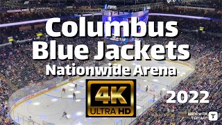 【4K】Columbus Blue Jackets - Nationwide Arena - Last Home Game 2022 - Walking Tour - 60fps