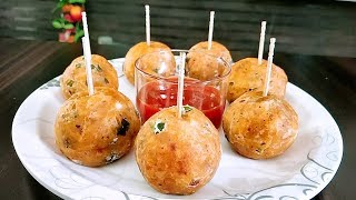 Potato Lollipops Recipe in Hindi l Tasty snacks recipes l Easy kids evening snacks party starters