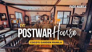 ANG NAKATAGONG LUMANG BAHAY SA GITNA NG PACO MANILA! COCO’S GARDEN MANILA | POSTWAR HOUSE TAKE 2!