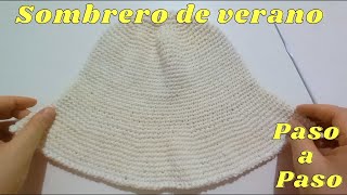 Gorro de Verano de HILO o Pituso a crochet facil Paso a paso ideal negocio!!!