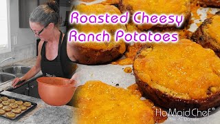 Roasted Cheesy Ranch Potatoes| Dining In With Danielle | An Easy And Delicious Recipe