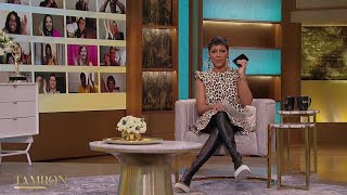 Tamron Hall in funky-looking black thigh-high boots - 3-Feb-2021