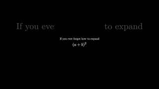 Forgot How to Expand (a+b)² ? Just Use the Binomial Theorem 😂 | Math Hacks!