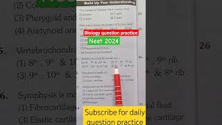 Neet || biology question practice #neet #biology #aiims #motivation #shorts.