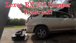 Lexus RX300 Rear Bumper Removal 1999-2004