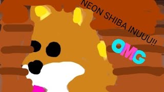 Trading my neon shiba inu! (Roblox adopt me