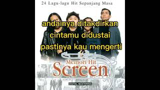 bila cinta disusta~screen#Screen lagu rock malasia yang terkenal sedih nan bagus