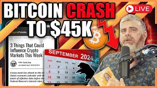 September Historically BAD Month for BITCOIN [Key Macro Events This Week]