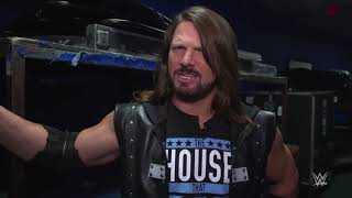 AJ Styles reacts to video of anteater doing his entrance