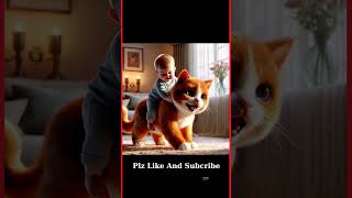 😺 Funny Baby & Cat Moments, Cute Videos👶💖 | Juju Cartoon Video #cartoonpet