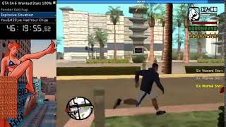 GTA San Andreas 100% 6 Wanted Stars (Part 14)