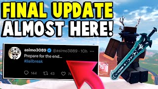 The Final Jailbreak Update Is Almost Here!? | Roblox Live