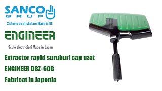 Extractor rapid suruburi cap uzat ENGINEER DBZ-60G, fabricat in Japonia