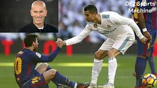 Zidane choose between L.Messi and C.Ronaldo debate who is the best of all time.