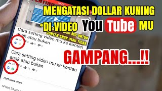 Cara aktifkan dollar kuning menjadi hijau di video youtube