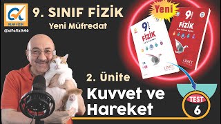 LİMİT YAYINLARI I 9.SINIF FİZİK SORU BANKASI I 2.ÜNİTE - TEST-6